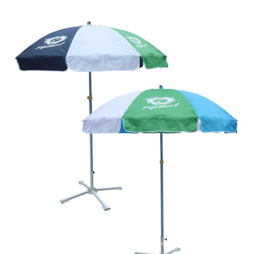 2019 Beach Outdoor Stand Umbrella Wooden Pole Beach Umbrella